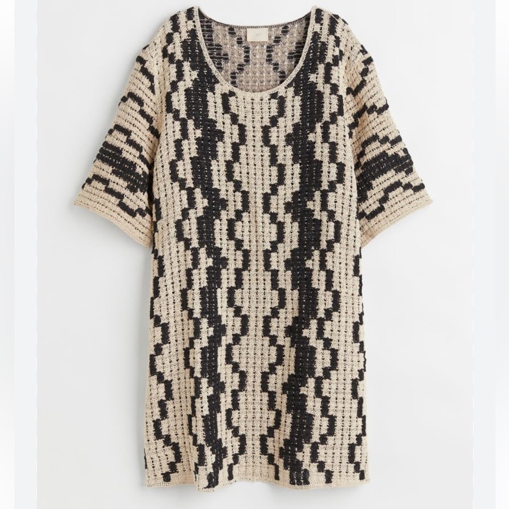 H&M Crochet Dress, Size XS